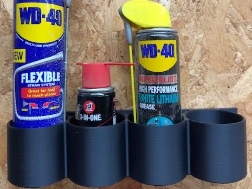 Oil Can Wall Mount Holders –Convenient Storage Solution for Spray Bottles