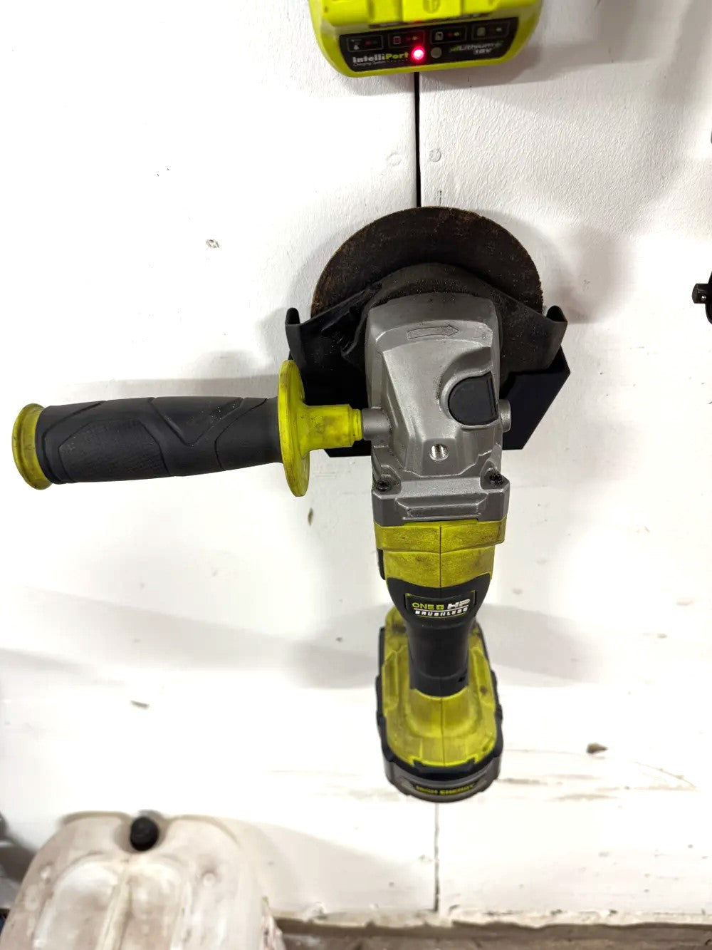 Ryobi 18V Angle Grinder Wall Mount – Secure & Convenient Tool Storage