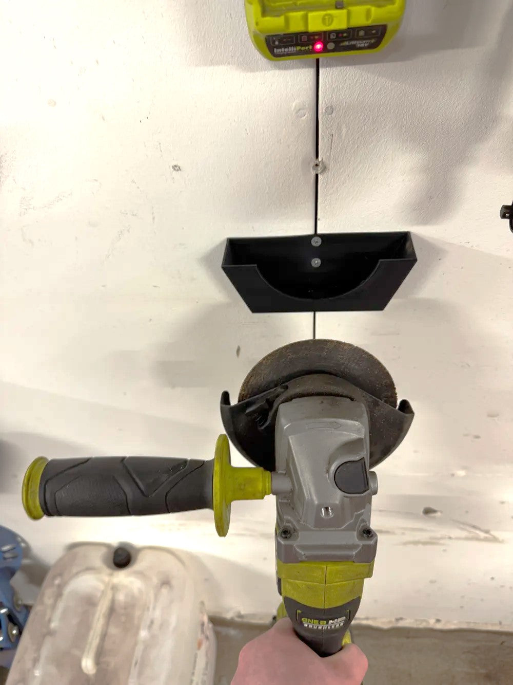 Ryobi 18V Angle Grinder Wall Mount – Secure & Convenient Tool Storage