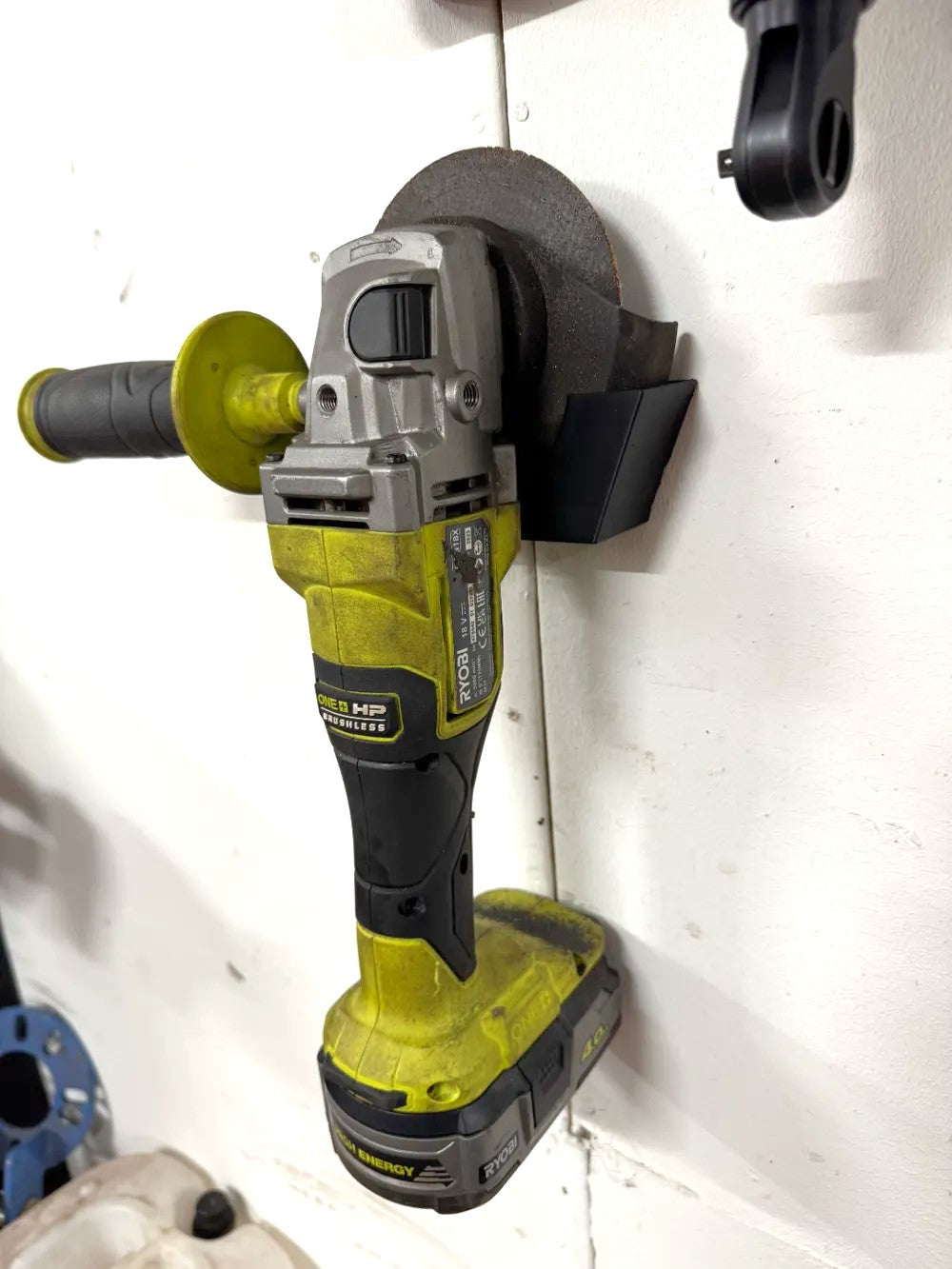 Ryobi 18V Angle Grinder Wall Mount – Secure & Convenient Tool Storage