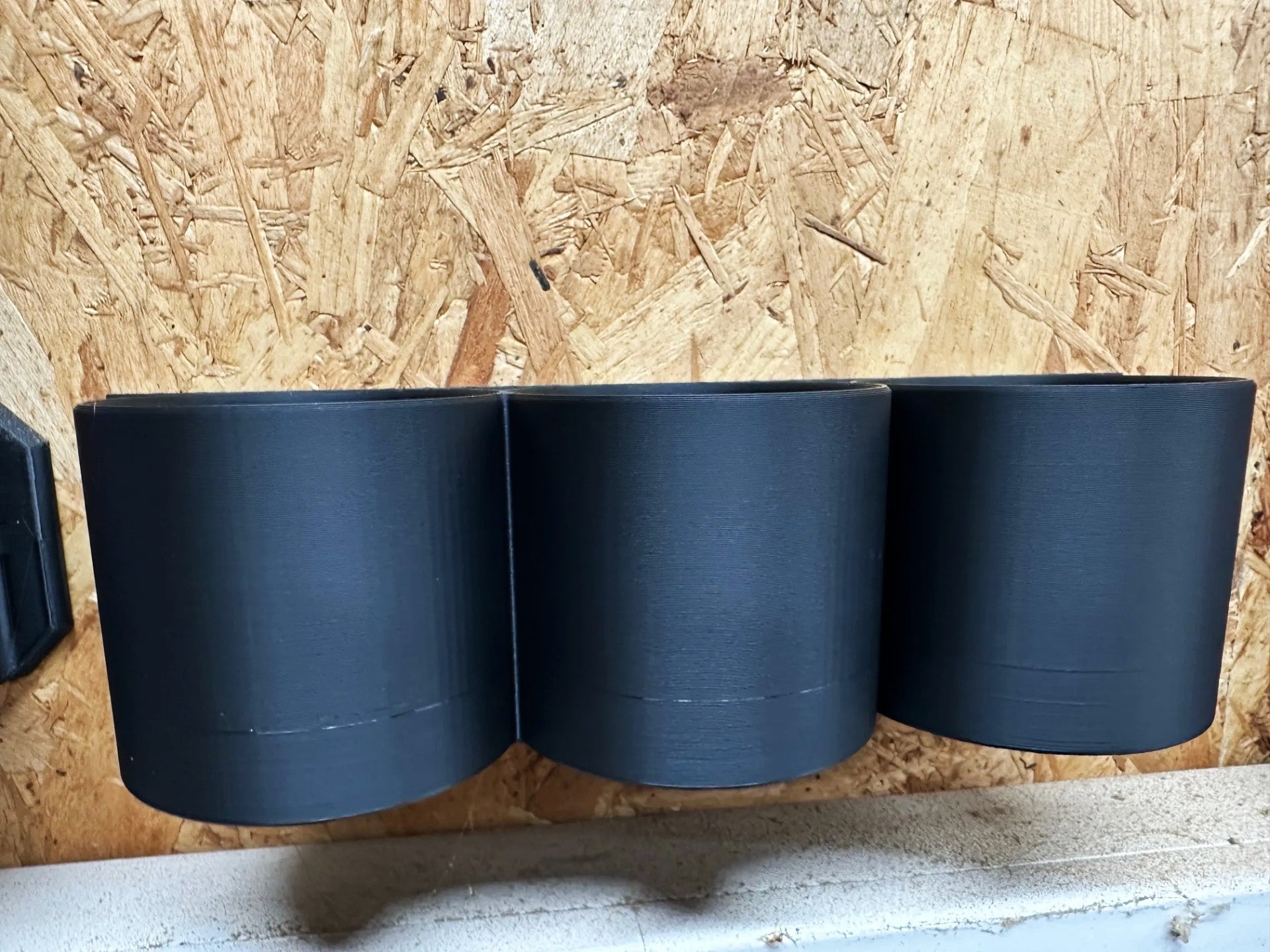 Oil Cans Wall Mount Holder – 3 Compartments for Organized Storage for Oil Cans