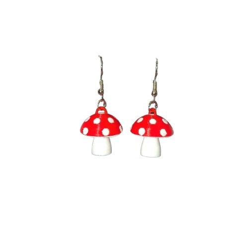 Tiny Mushroom Earrings – Cute & Minimalist Jewelry for Everyday Wear