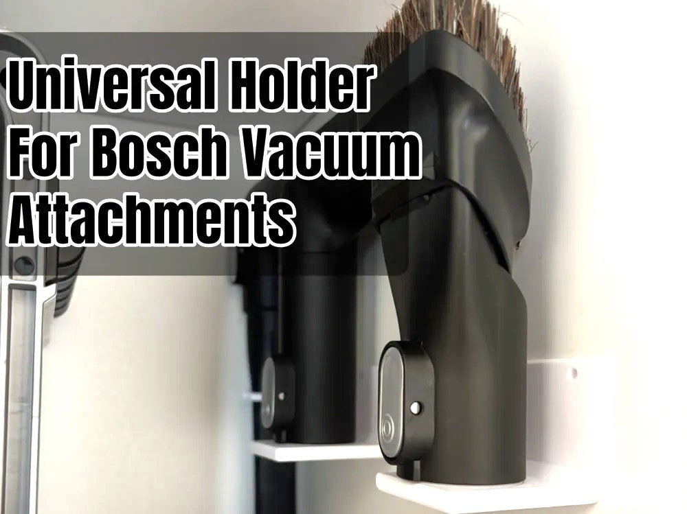 Bosch Vacuum Cleaner Attachment Holder – Universal Organizer for Accessories