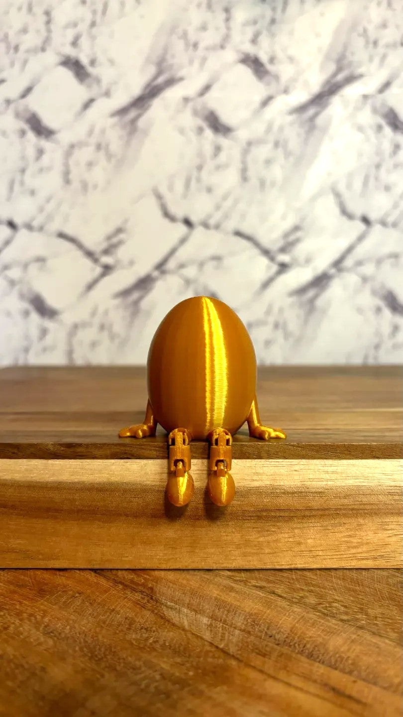 Articulated Easter Egg with Tiny Legs– Fun & Interactive Easter Toy - Easter Egg