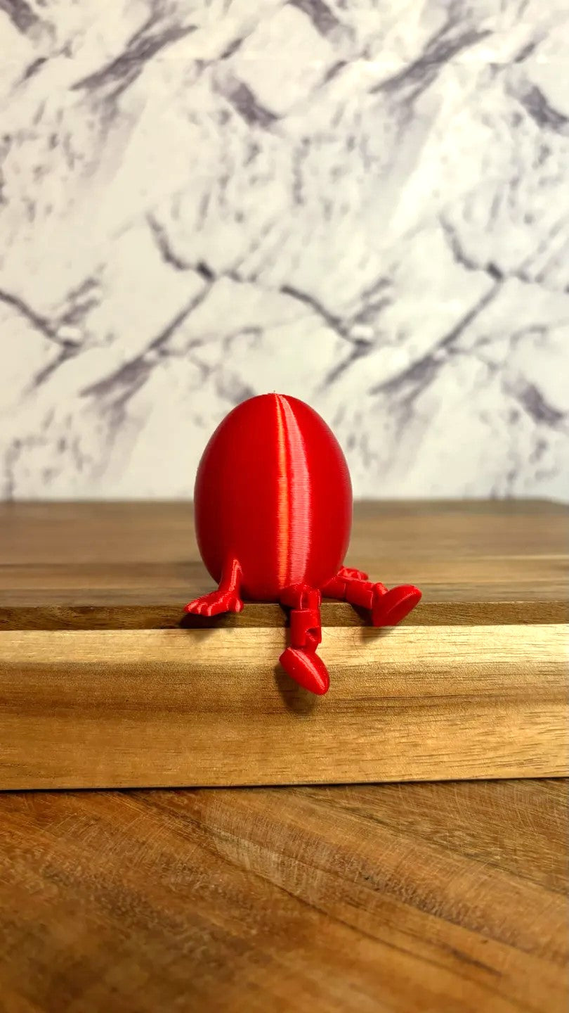 Articulated Easter Egg with Tiny Legs– Fun & Interactive Easter Toy - Easter Egg