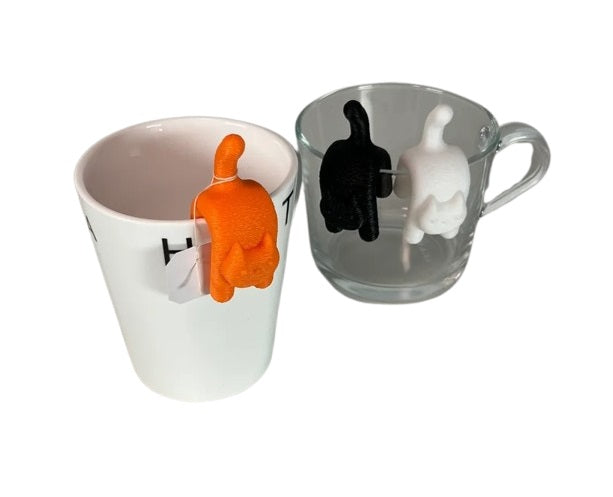2 Pcs Cat-Shaped Tea Bag Holder – Cute and Functional Tea Accessory for Tea Bag