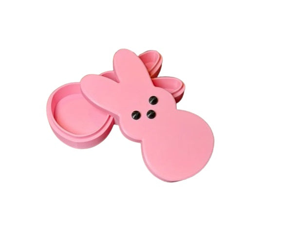 Easter Peeps Box – Festive Storage for Holiday Treats or Small Items - Pink