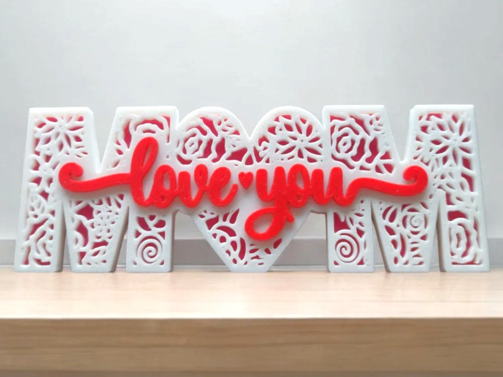 Mother’s Day Love Sign – Elegant Table Decor for Mom’s Special Day