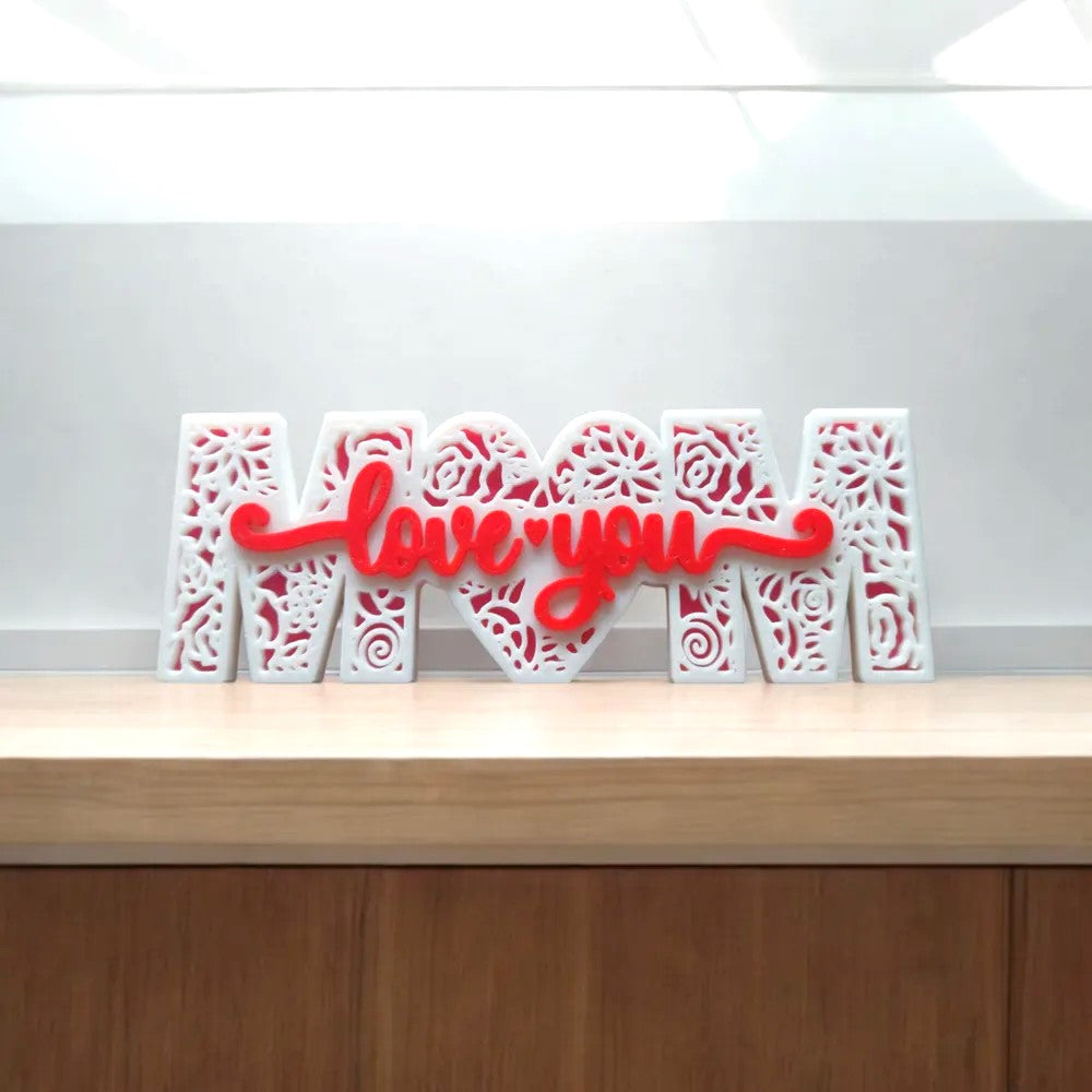 Mother’s Day Love Sign – Elegant Table Decor for Mom’s Special Day