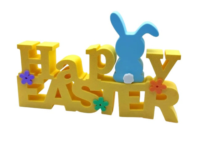 Happy Easter Home Décor – Alphabetic Easter Ornament for Festive Decoration