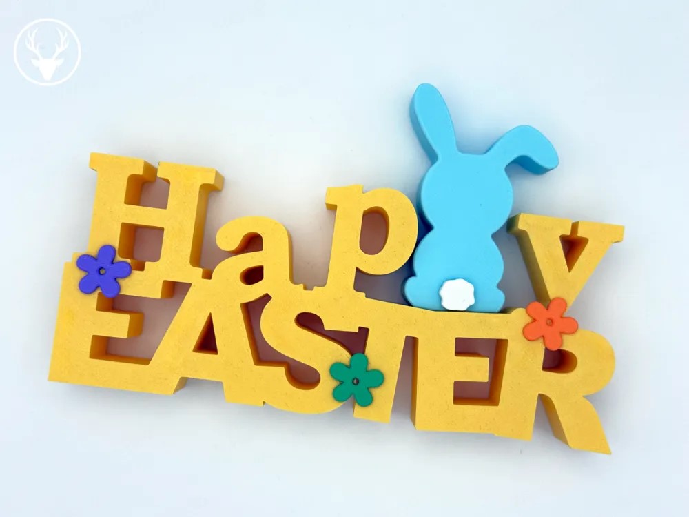 Happy Easter Home Décor – Alphabetic Easter Ornament for Festive Decoration