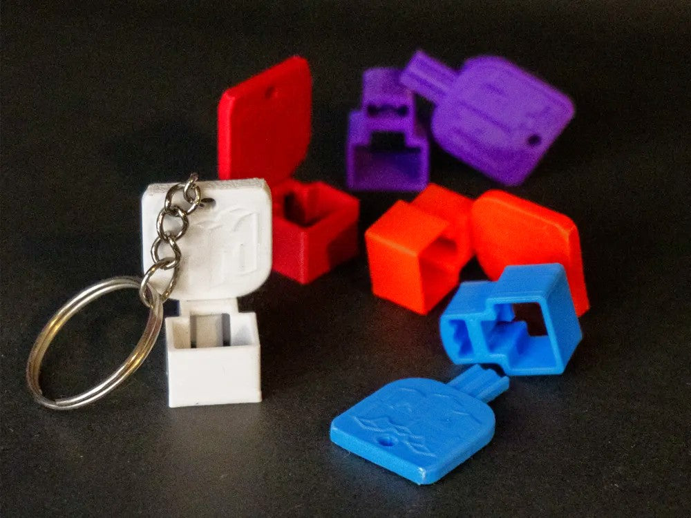 Ethernet Cable Lock for RJ45 – Easy Release Network Plug Clip with Plastic Key