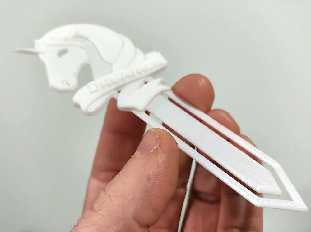 2 Pcs Elegant White Unicorn Bookmark – Whimsical & Cute Marker for Book Lovers