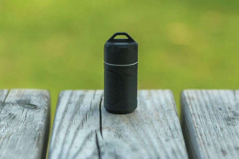 Mini Outdoor Container for Key Chain – Waterproof Pill Holder, Travel Capsule