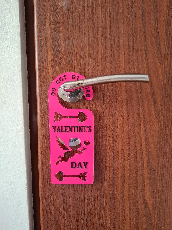 Do Not Disturb Valentine's Day Door Pendant–Romantic & Fun Door Hanger for Room