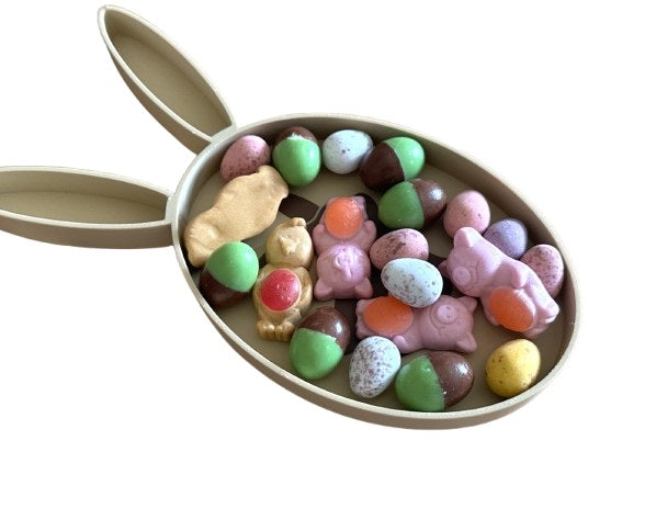 Easter Bunny Candy Bowl with Bunny Ears – Cute and Fun Easter Decor for Candy & Treats