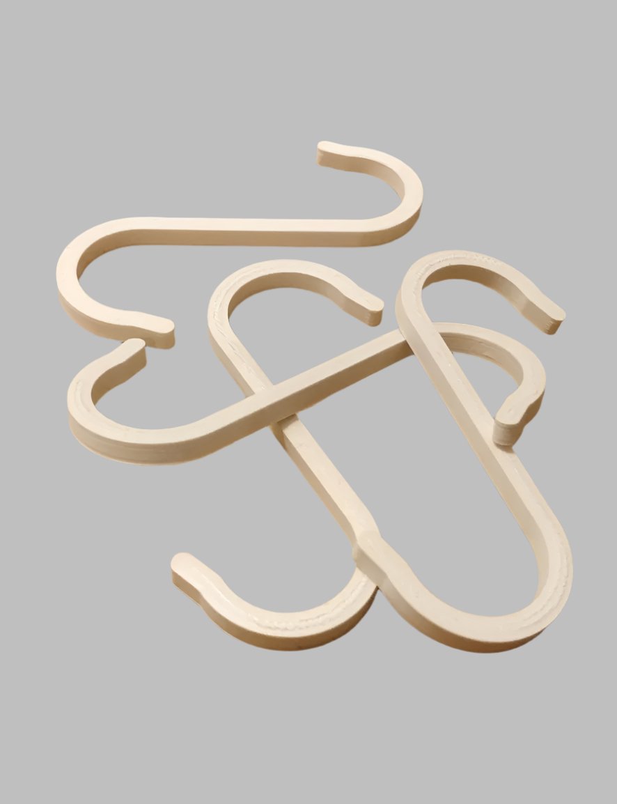 10 Pcs S Shaped Hanging Hooks -Kitchen Hooks Heavy-duty Hangers for Kitchen
