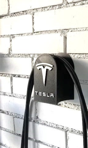 Tesla Cable Holder - Wall Mounted - Strong Charger Organizer with Cable Holder