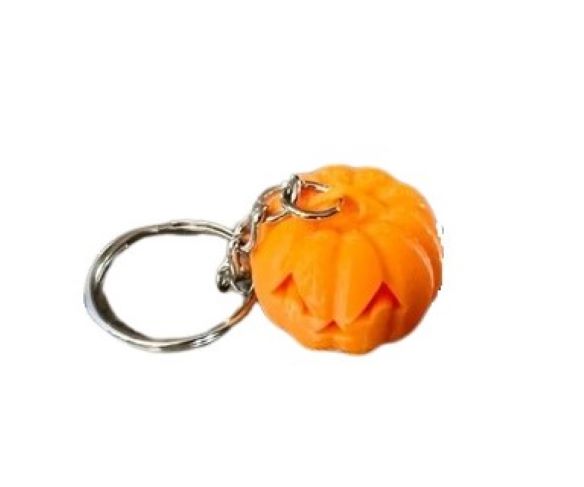 Halloween Pumpkin Keychains - Spooky Jack O' Lantern Keychain Charms
