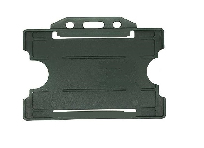 Badge Holder, ID Card Holder - 1 Pcs Plastic Holder Without Strap