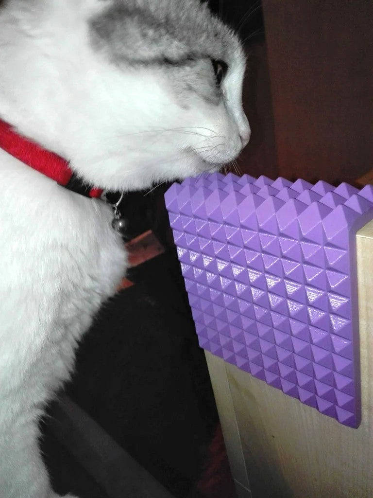 Corner Scratcher for Cats - Self Grooming Massage Brush for Fur Cats & Dogs