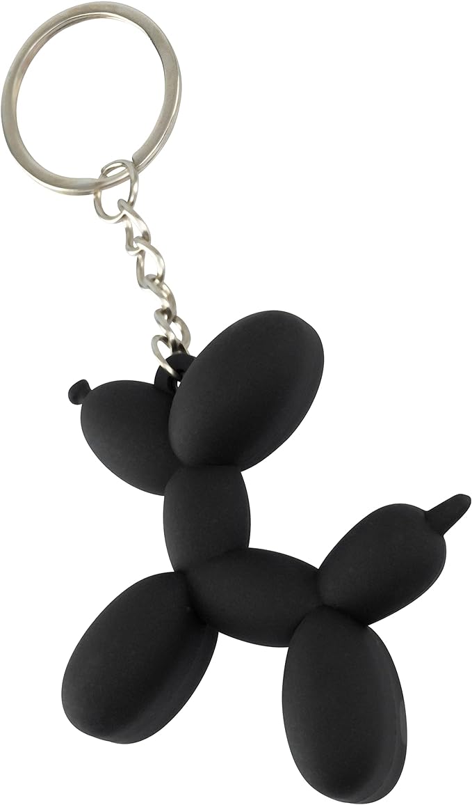 Balloon Dog Keychain - Cute Key Ring with Dog Motif, Pet, Car Key Ring