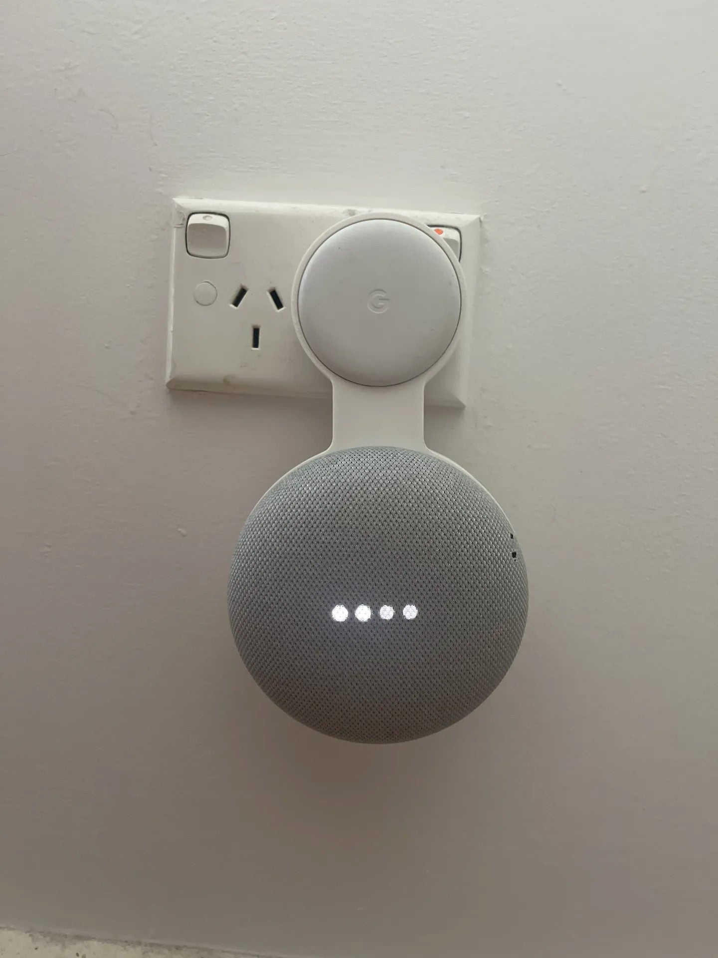 Google Home & Nest Mini Socket Wall Mount – Secure Wall Holder for Google Home