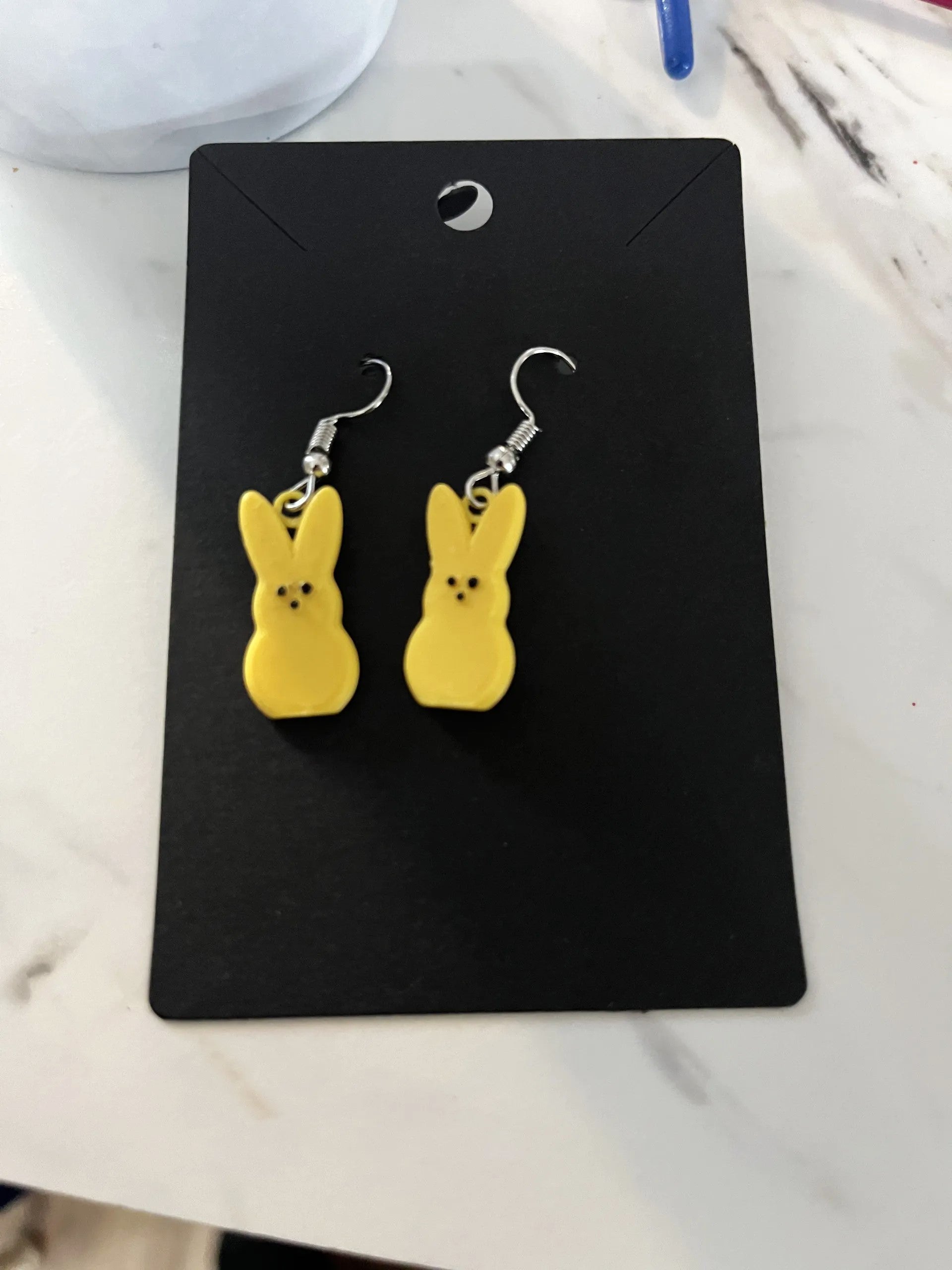 Easter Peep Bunny Earrings – Cute and Festive Spring Accessory