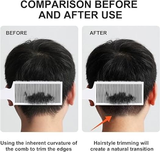 Barber Cutting Comb Fade Guide Barber Blend Friend Hair with Wide Tooth