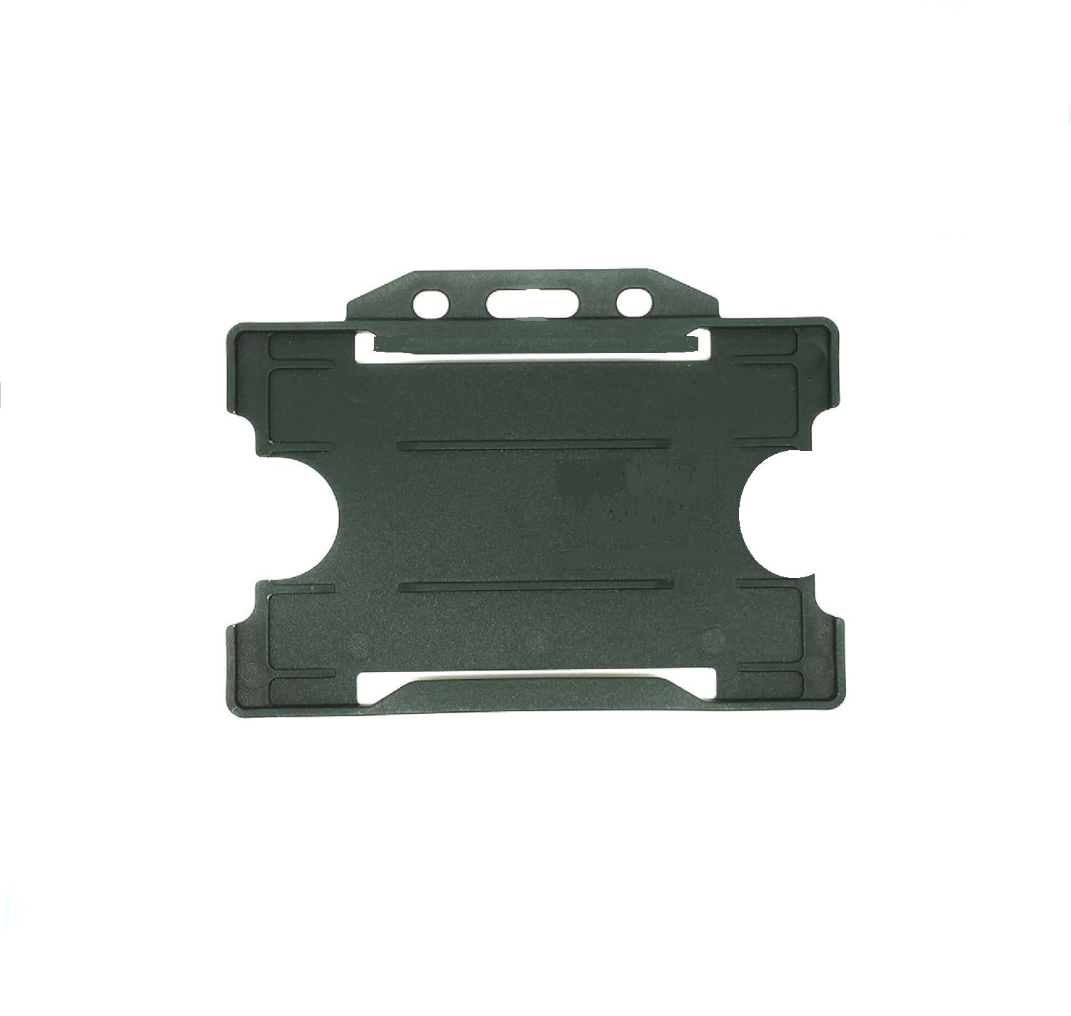 Badge Holder, ID Card Holder - 1 Pcs Plastic Holder Without Strap