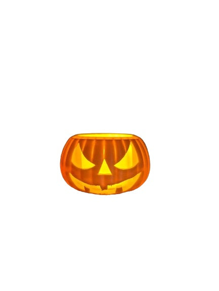 Halloween Pumpkin -Small Size Pumpkin Ornament for LED Tealight - Jack o lantern