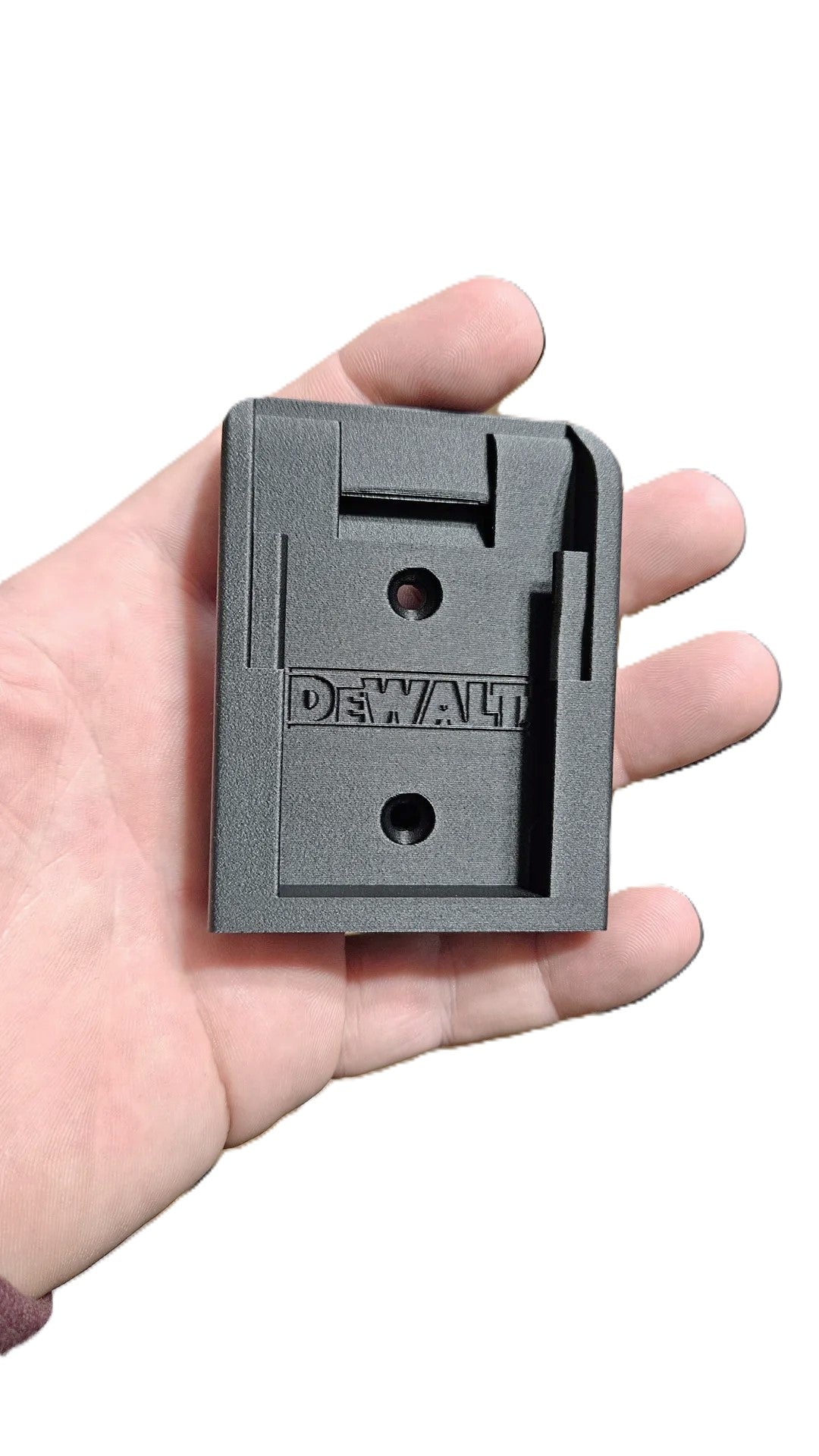 DeWalt Battery Holder (18V, 20V) – Secure Wall Mount Storage - Wall Mounted