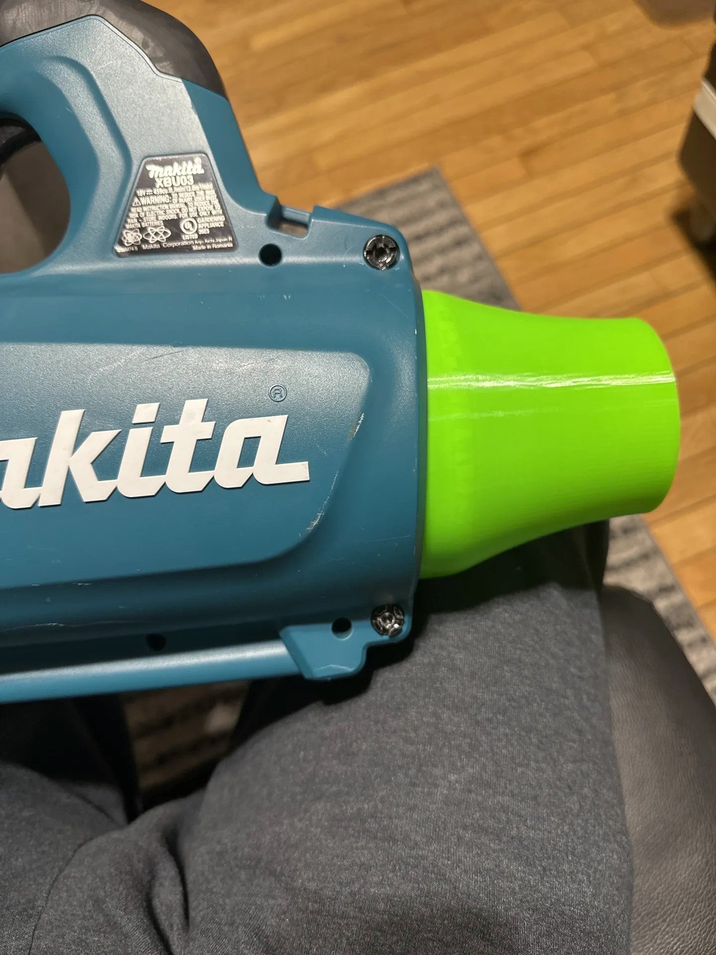 Stubby Nozzle for Makita Leaf Blower – Compact Air Focus Attachment for Cleaning