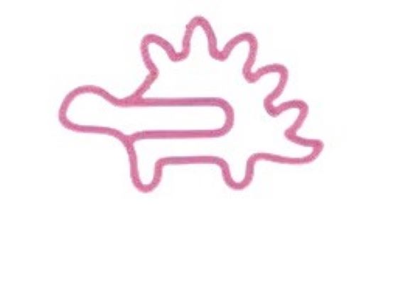 Fun Dinosaur Paper Clips - 5 Pcs Cute Stationery for Kids- In Multiple Colors
