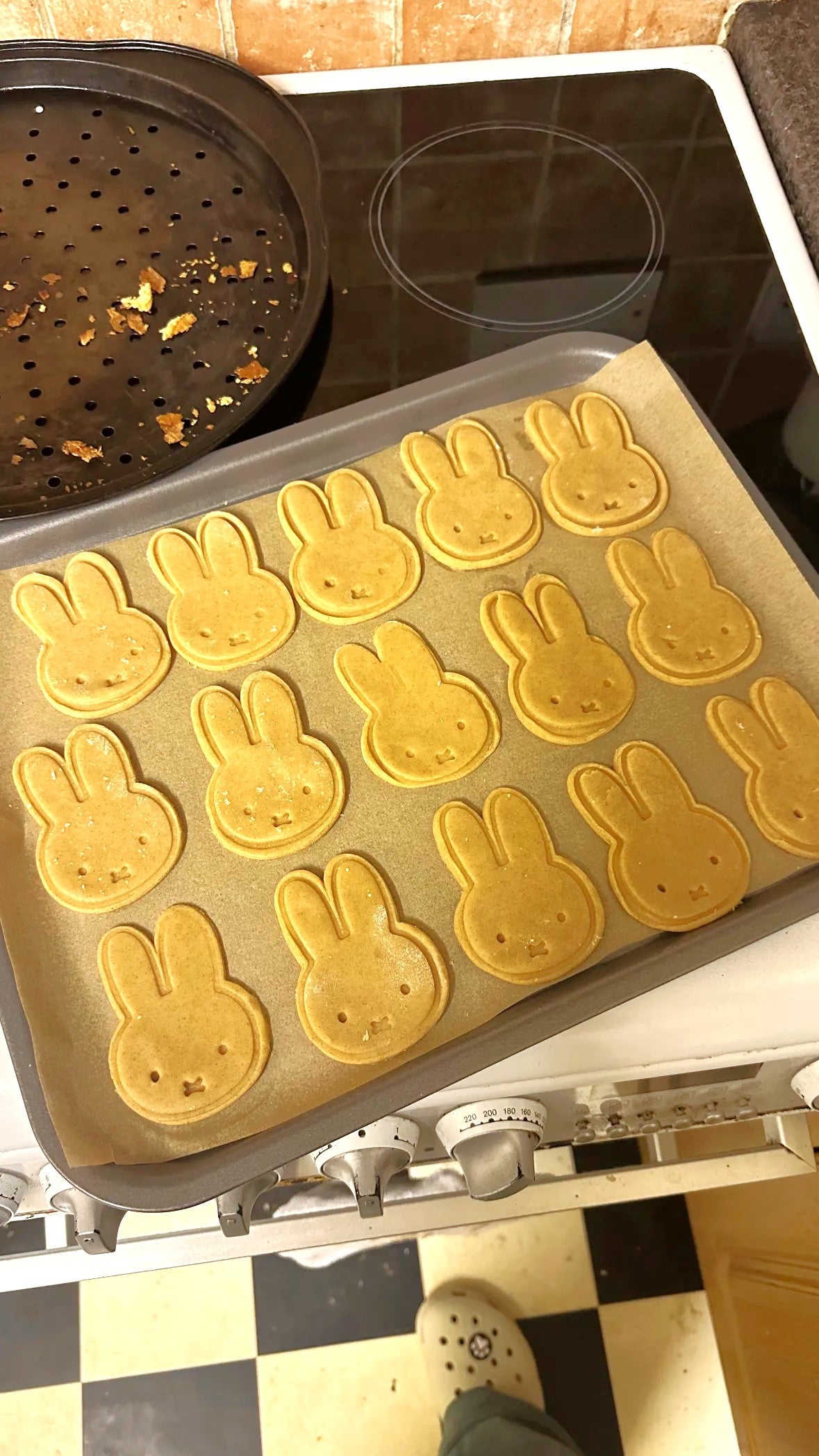 Easter Miffy Cookie Cutter -Plastic | Cute Easter Snack Cookie Cutter for Spring