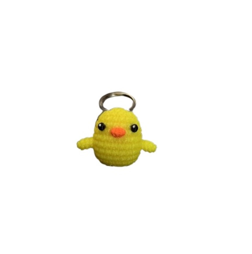 Crochet Chick Keychain for Easter – Adorable Springtime Accessory