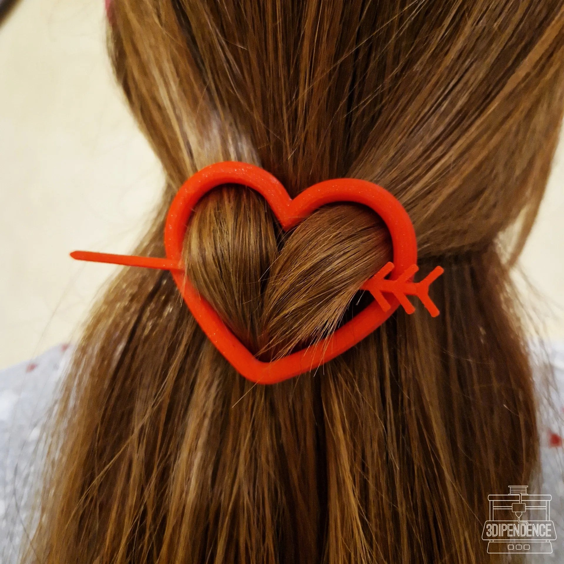 Heart and Arrow Hairpin for Kids and Adults - Cute and Stylish Hair Accessory
