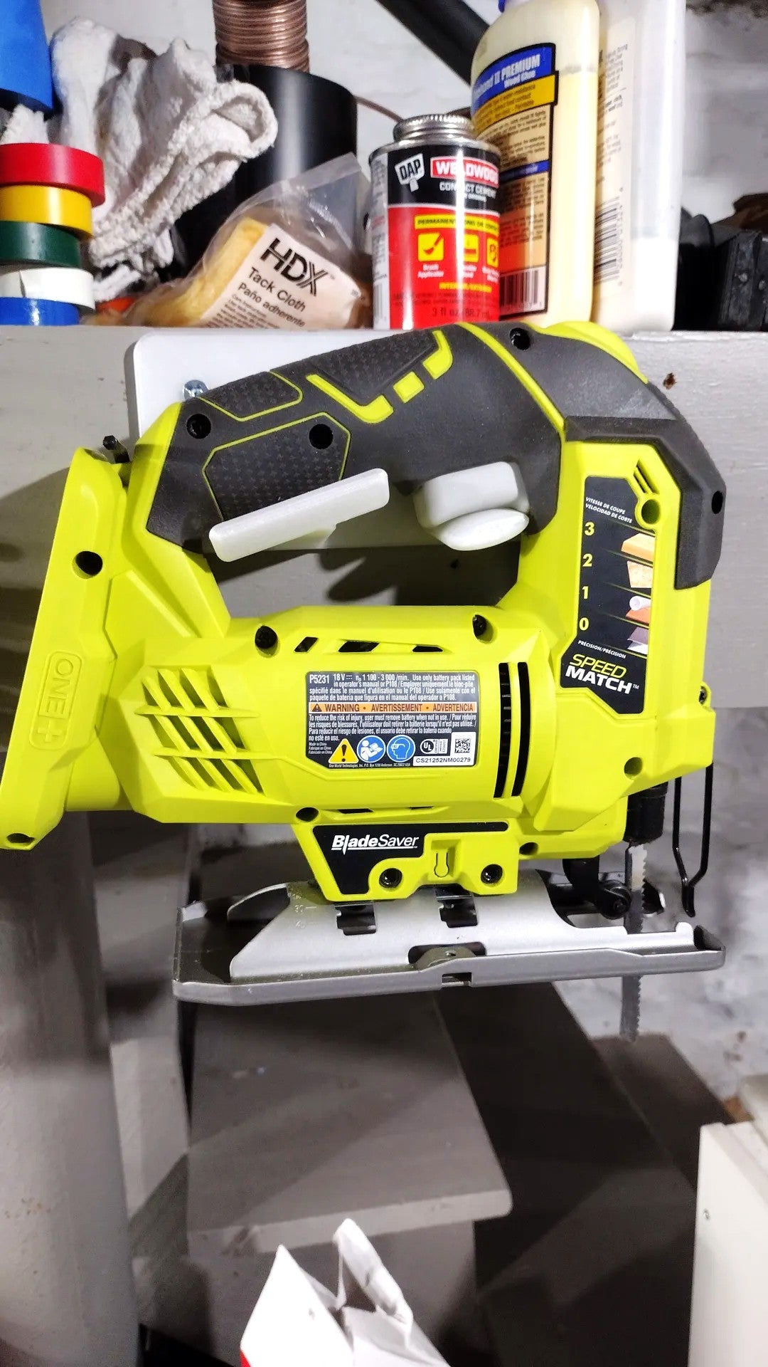 Wall Mount for Ryobi Jig Saw Wandhalter - Heavy Duty Storage Bracket for Jigsaw