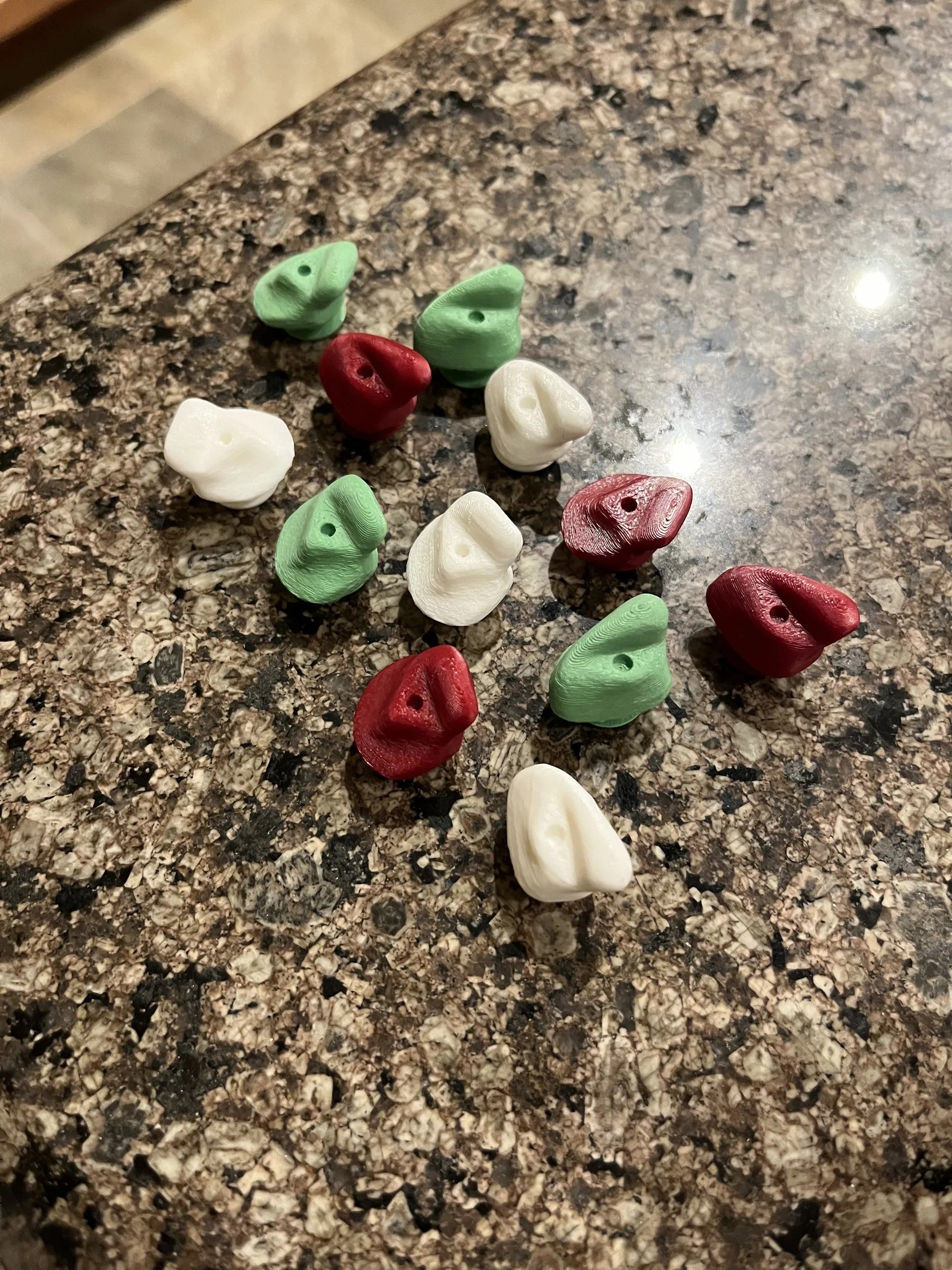 10 Pcs Climbing Hold Croc Charms – Fun Rock Climbing Hold Shoe Accessory - Multi