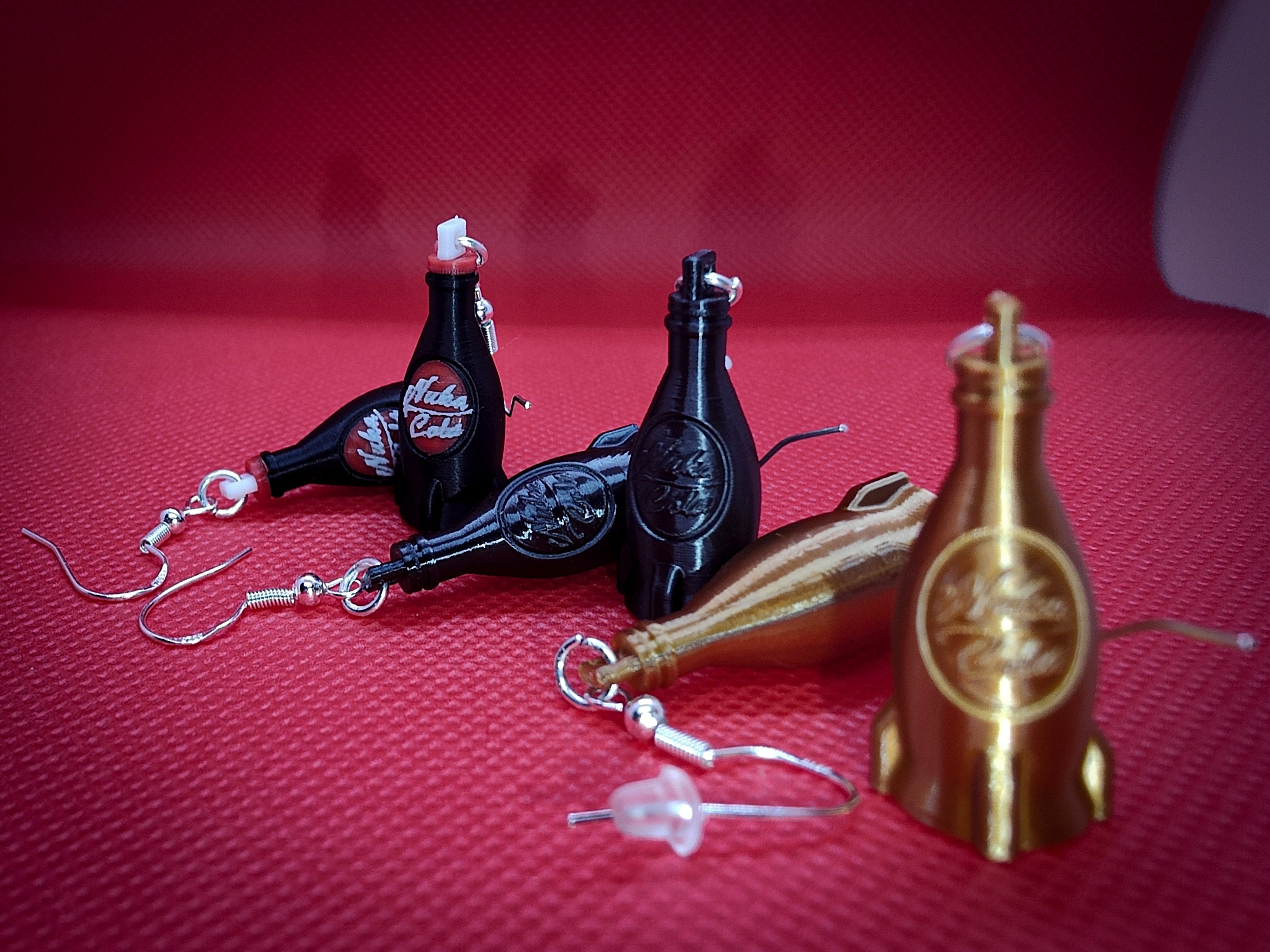 Nuka Cola Bottle Earrings – Unique & Fun Gamer-Inspired Jewelry