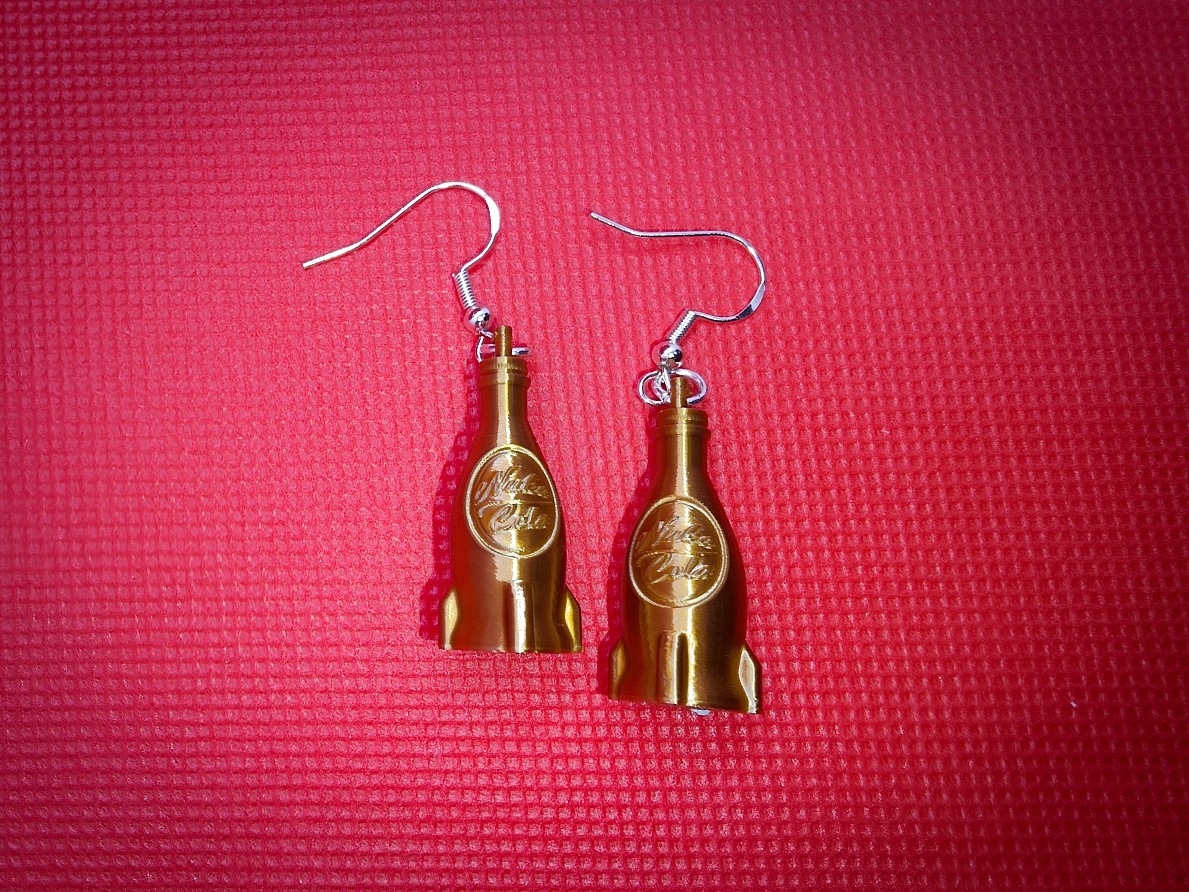 Nuka Cola Bottle Earrings – Unique & Fun Gamer-Inspired Jewelry