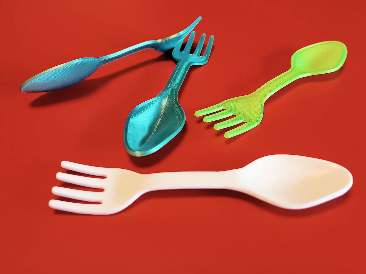 4 Pcs / Set Cutlery Travel Fork & Spoon - Travel Size Spoon & Fork Light Weight