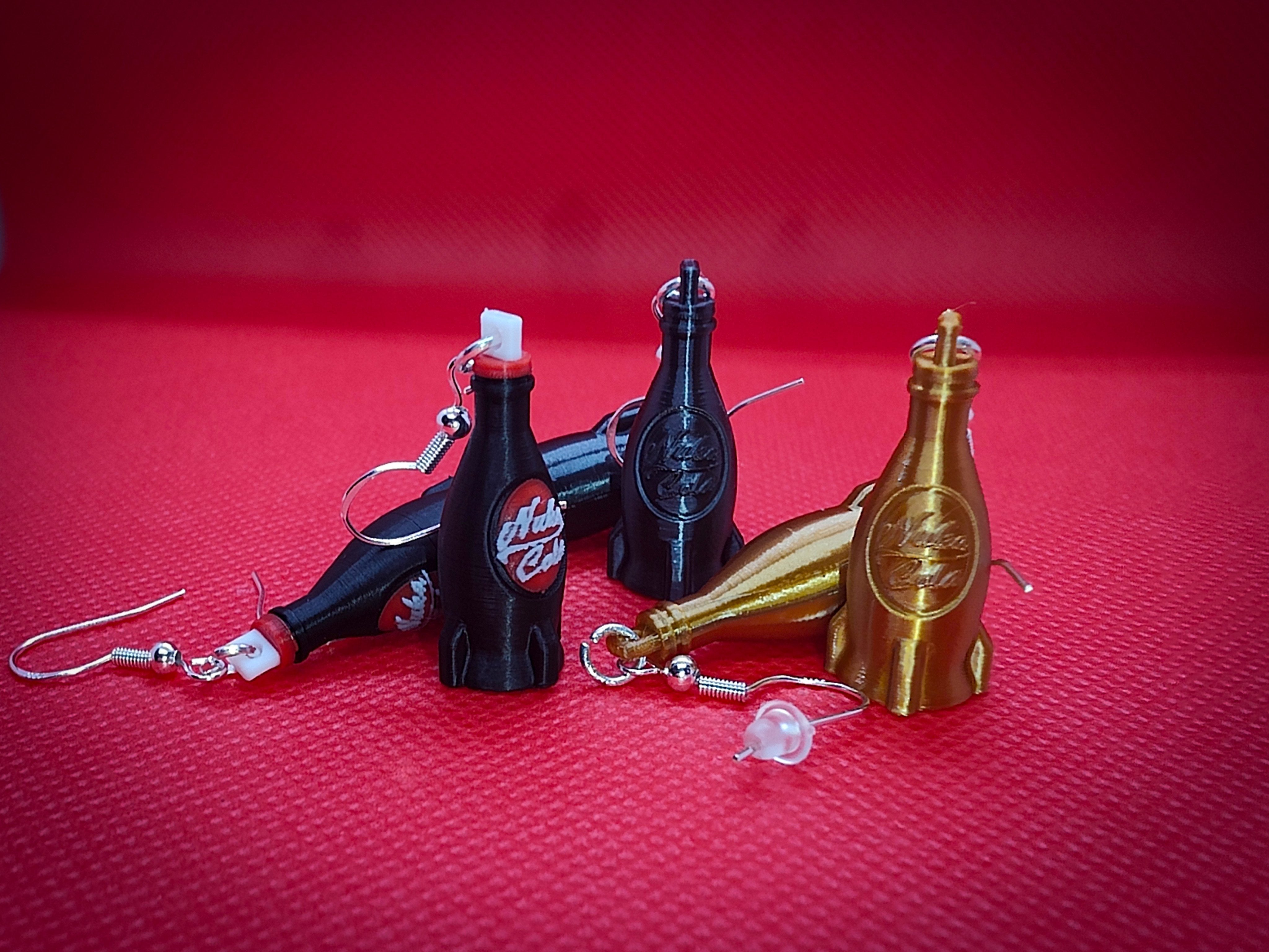 Nuka Cola Bottle Earrings – Unique & Fun Gamer-Inspired Jewelry