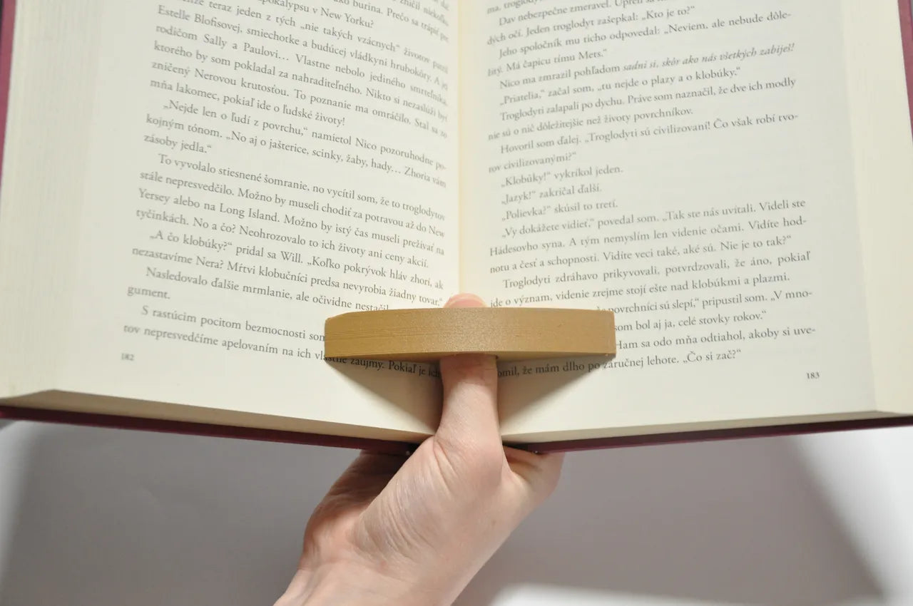 4 Pack Thumb Book Page Holder Book Thumb Page Holders for Reading Lover Bookmark