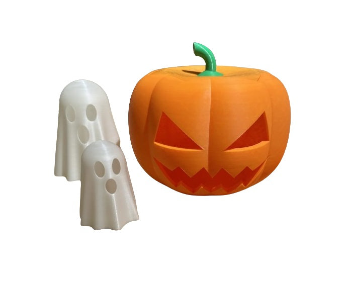 Halloween Pumpkin Tealight Jack O' Lantern - Halloween Decor Item for Home