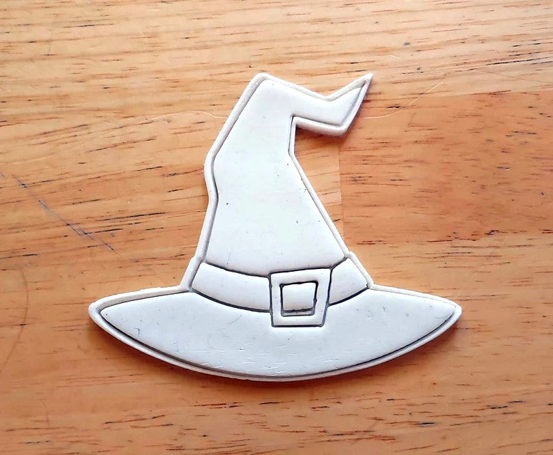 Halloween Cookie Cutters and Stamps - Witch Hat and Pumpkin Cookie Cutters