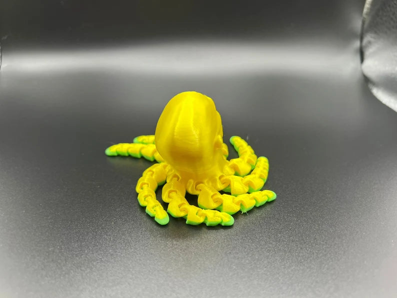 Rocktopus Articulated Fidget Toy - Multiple Dual Color Options
