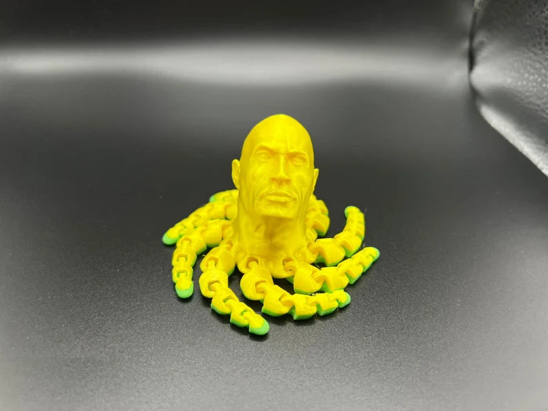 Rocktopus Articulated Fidget Toy - Multiple Dual Color Options