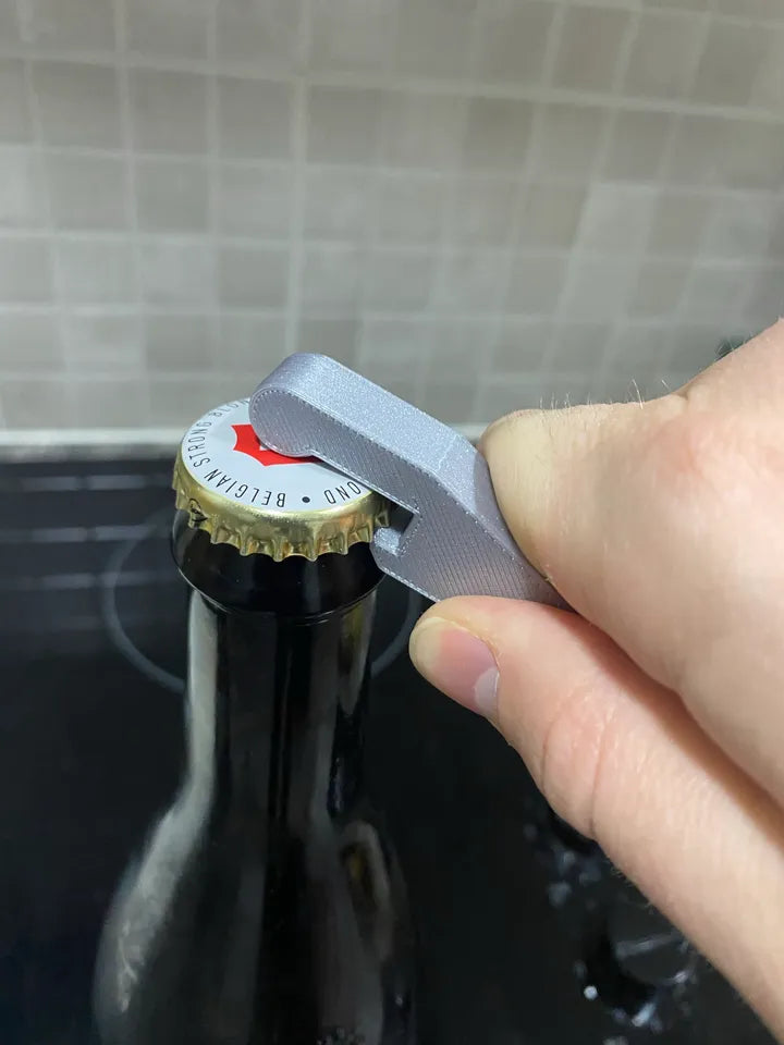 2pcs Bottle Opener Hard Plastic Multi-Function Opener Keychain for Parties Events Clubs Home Use