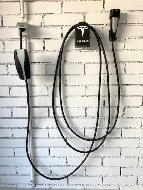 Tesla Cable Holder - Wall Mounted - Strong Charger Organizer with Cable Holder